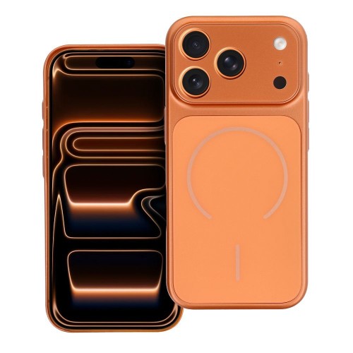 Etui do iPhone 11 Pro Max MAKE 17 MagSafe Pomarańczowe Nowoczesne
