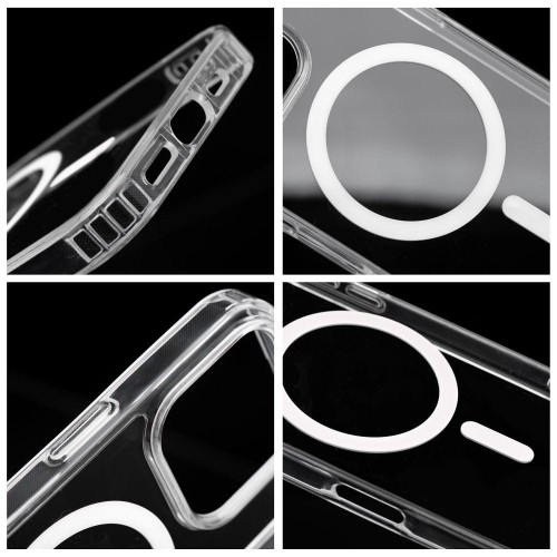 Etui do iPhone 11 Drop Glue Mag Cover MagSafe Białe PC/TPU