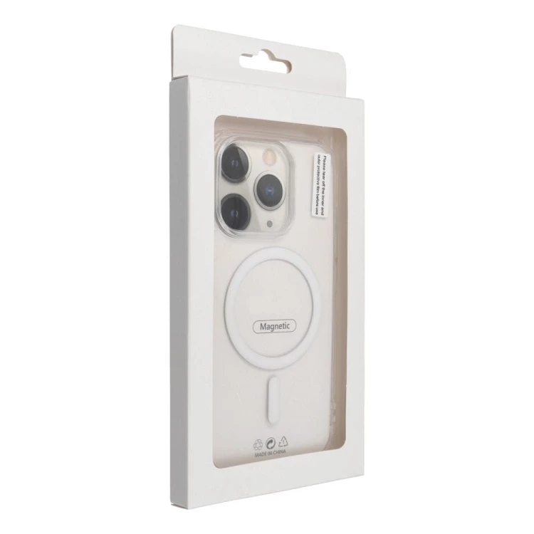 Etui do iPhone 11 Drop Glue Mag Cover MagSafe Białe PC/TPU