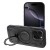 Etui do iPhone 11 / XR Frost Armor Pancerne z Podstawką Czarne