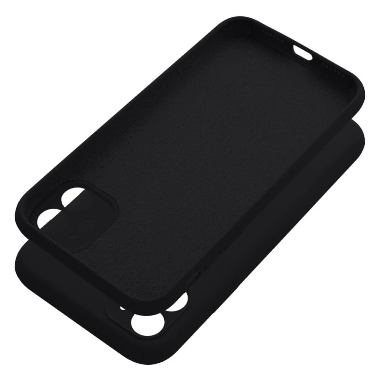Etui do iPhone 11 Silicone 2mm Czarne Grube Silikonowe
