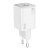 Szybka ładowarka sieciowa Hoco N41 GaN 20W (USB-C PD + USB-A QC 3.0) – biała