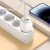 Szybka ładowarka sieciowa Hoco N41 GaN 20W (USB-C PD + USB-A QC 3.0) – biała