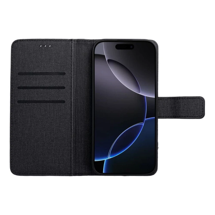 Etui z klapką do iPhone 11 Gomma Book Czarne TPU Magnes