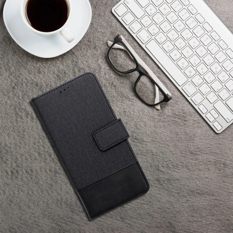 Etui z klapką do iPhone 11 Gomma Book Czarne TPU Magnes