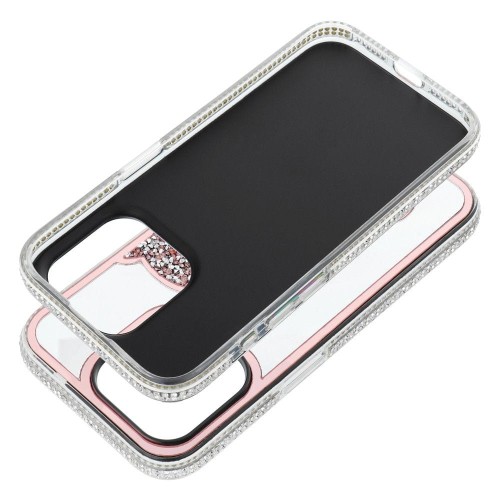 Etui do iPhone 11 Teddy Bear Różowe Brokatowe z Misiem