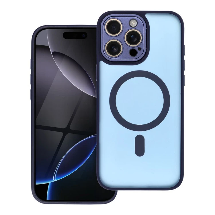 Etui do iPhone 11 Variete Mag Cover MagSafe Granatowe Szkło Aparatu