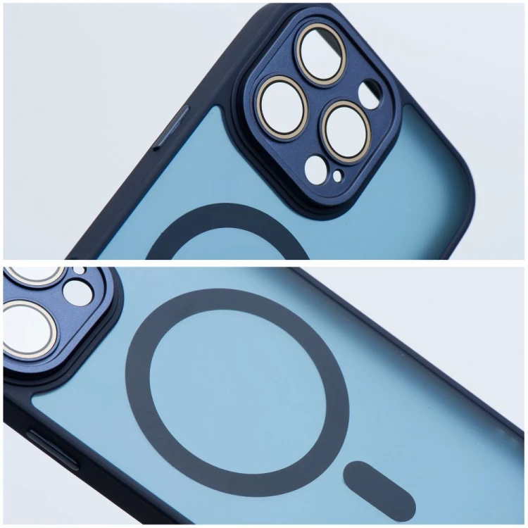 Etui do iPhone 11 Variete Mag Cover MagSafe Granatowe Szkło Aparatu