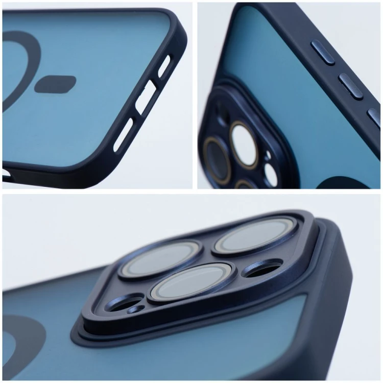 Etui do iPhone 11 Variete Mag Cover MagSafe Granatowe Szkło Aparatu