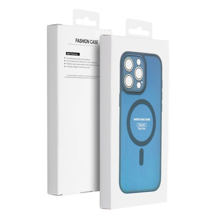 Etui do iPhone 11 Variete Mag Cover MagSafe Granatowe Szkło Aparatu