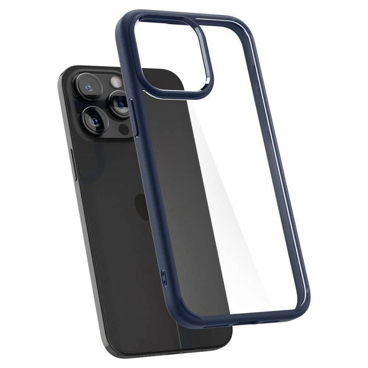 Niezawodne etui hybrydowe Spigen Ultra Hybrid do iPhone 16 Pro Max – Navy Blue