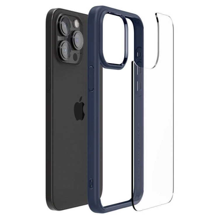 Niezawodne etui hybrydowe Spigen Ultra Hybrid do iPhone 16 Pro Max – Navy Blue