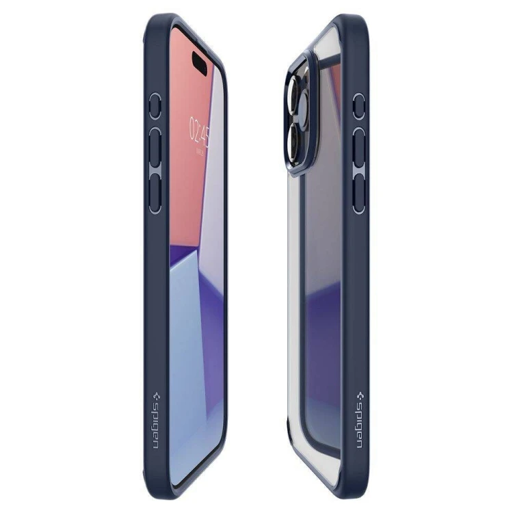 Niezawodne etui hybrydowe Spigen Ultra Hybrid do iPhone 16 Pro Max – Navy Blue