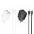 Poczwórna ładowarka sieciowa Hoco N55 20W (2xUSB-C + 2xUSB-A) + kabel USB-C do USB-C 1m – biała