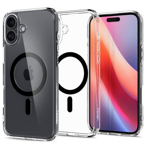 Niezawodne etui hybrydowe Spigen Ultra Hybrid Mag do iPhone 16 Plus – Black (Kompatybilne z MagSafe)