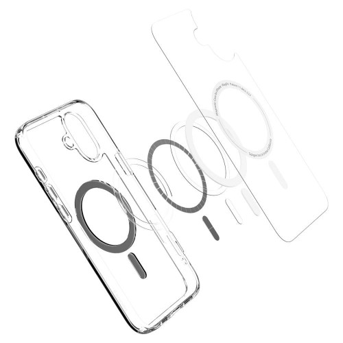 Niezawodne etui hybrydowe Spigen Ultra Hybrid Mag do iPhone 16 Plus – Black (Kompatybilne z MagSafe)