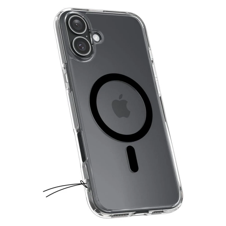 Niezawodne etui hybrydowe Spigen Ultra Hybrid Mag do iPhone 16 Plus – Black (Kompatybilne z MagSafe)