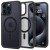 Niezawodne etui hybrydowe Spigen Ultra Hybrid Mag do iPhone 16 Pro – Frost Black (Kompatybilne z MagSafe)