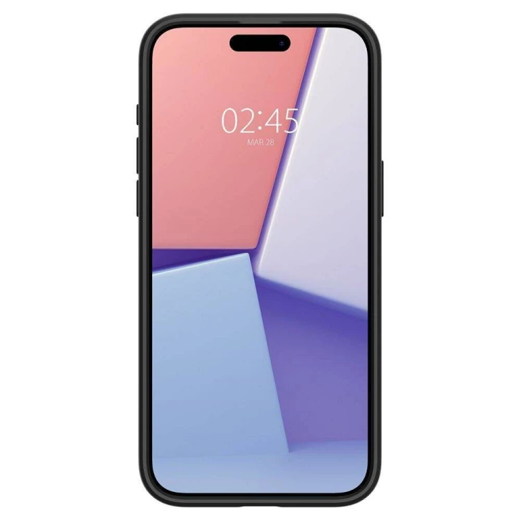 Niezawodne etui hybrydowe Spigen Ultra Hybrid Mag do iPhone 16 Pro – Frost Black (Kompatybilne z MagSafe)