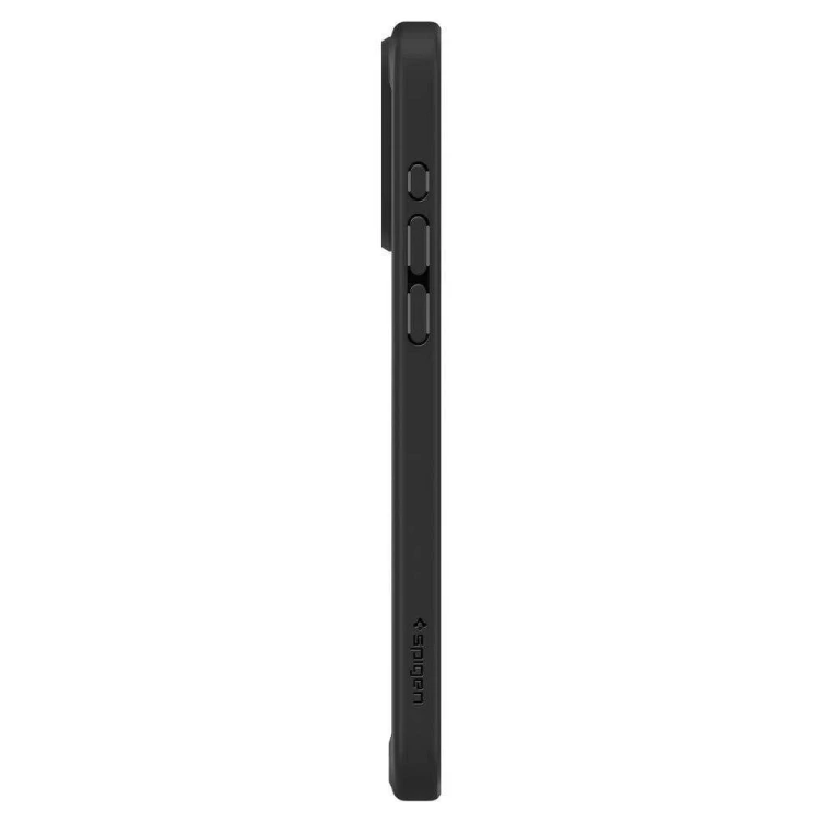 Niezawodne etui hybrydowe Spigen Ultra Hybrid Mag do iPhone 16 Pro – Frost Black (Kompatybilne z MagSafe)