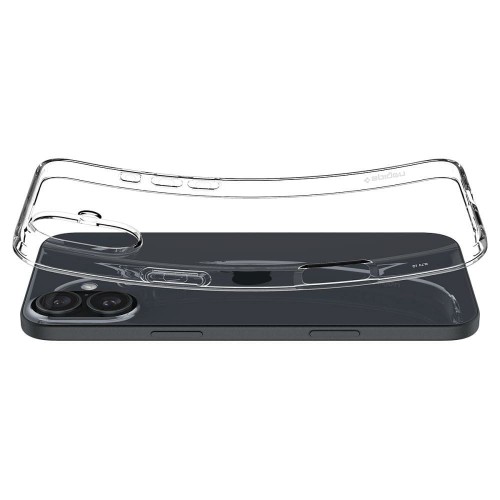 Krystalicznie przezroczyste etui Spigen Liquid Crystal do iPhone 16 Plus