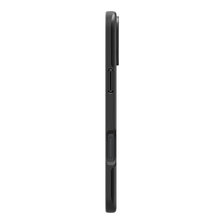Ultra-cienkie etui hybrydowe Spigen Thin Fit Mag do iPhone 16 Plus – Black (Kompatybilne z MagSafe)