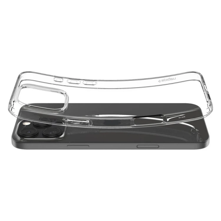 Krystalicznie przezroczyste etui Spigen Liquid Crystal do iPhone 16 Pro