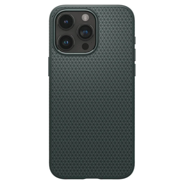 Smukłe etui ochronne Spigen Liquid Air do iPhone 16 Pro Max – Abyss Green