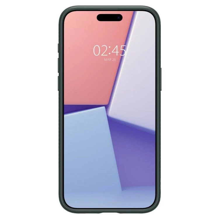 Smukłe etui ochronne Spigen Liquid Air do iPhone 16 Pro Max – Abyss Green