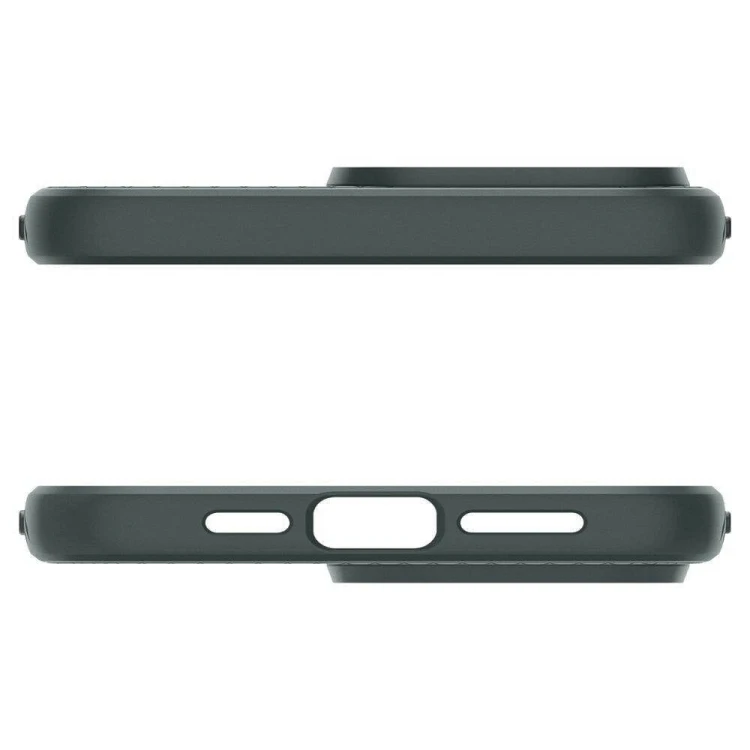 Smukłe etui ochronne Spigen Liquid Air do iPhone 16 Pro Max – Abyss Green
