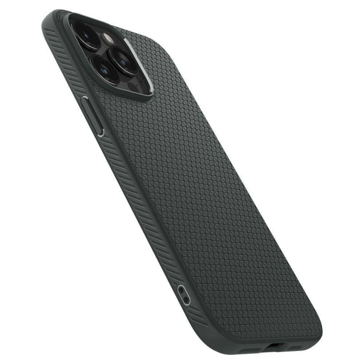 Smukłe etui ochronne Spigen Liquid Air do iPhone 16 Pro Max – Abyss Green