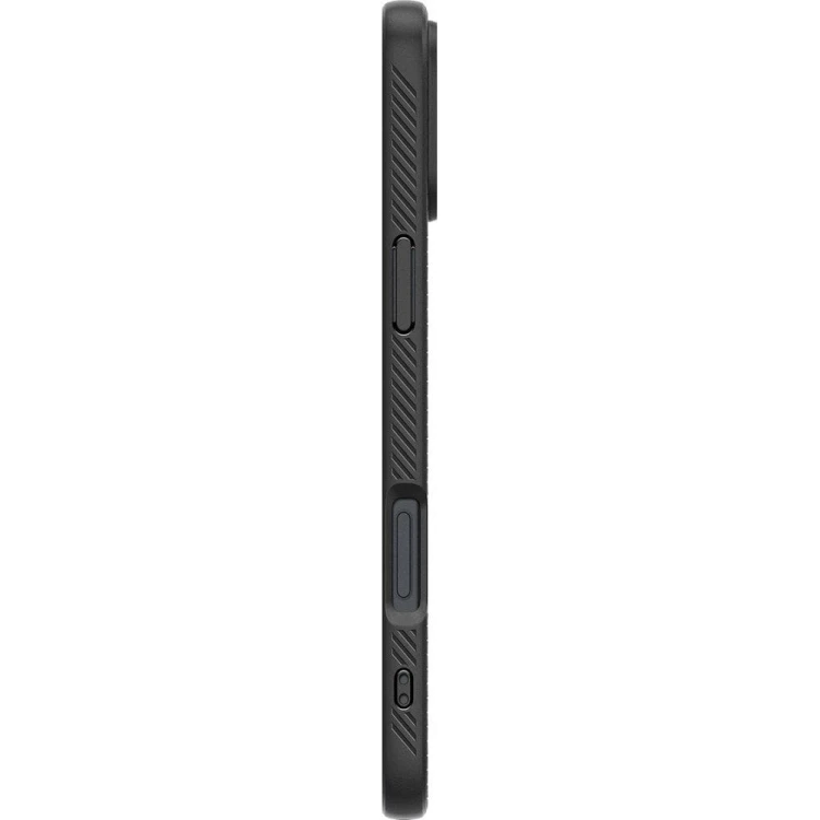 Smukłe etui ochronne Spigen Liquid Air do iPhone 16 – Matte Black