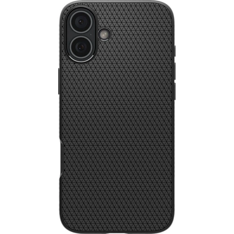 Smukłe etui ochronne Spigen Liquid Air do iPhone 16 – Matte Black