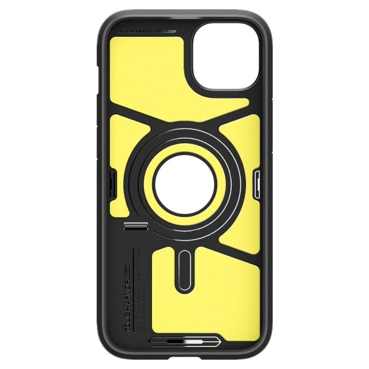 Ekstremalnie wytrzymałe etui Spigen Tough Armor Mag do iPhone 15 – Black (Kompatybilne z MagSafe)