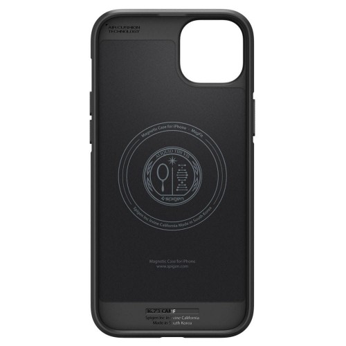 Pancerne etui Spigen Core Armor Mag do iPhone 15 Plus – Matte Black (Kompatybilne z MagSafe)