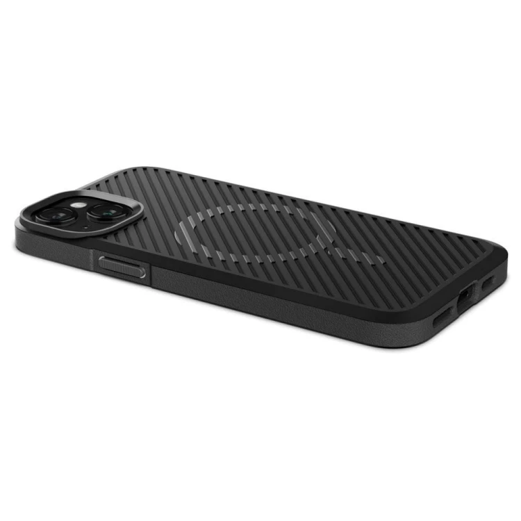 Pancerne etui Spigen Core Armor Mag do iPhone 15 Plus – Matte Black (Kompatybilne z MagSafe)
