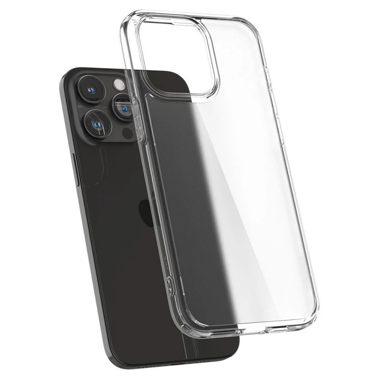 Niezawodne etui hybrydowe Spigen Ultra Hybrid do iPhone 15 Pro – Frost Clear