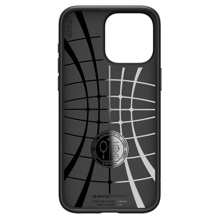 Smukłe etui ochronne Spigen Liquid Air do iPhone 15 Pro – Matte Black