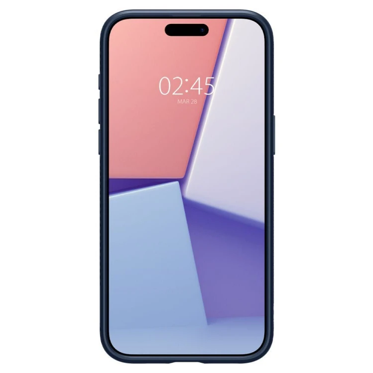 Smukłe etui ochronne Spigen Liquid Air do iPhone 15 Pro Max – Navy Blue