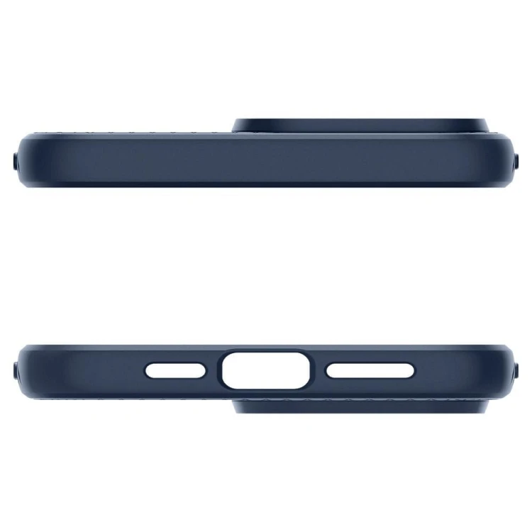 Smukłe etui ochronne Spigen Liquid Air do iPhone 15 Pro Max – Navy Blue