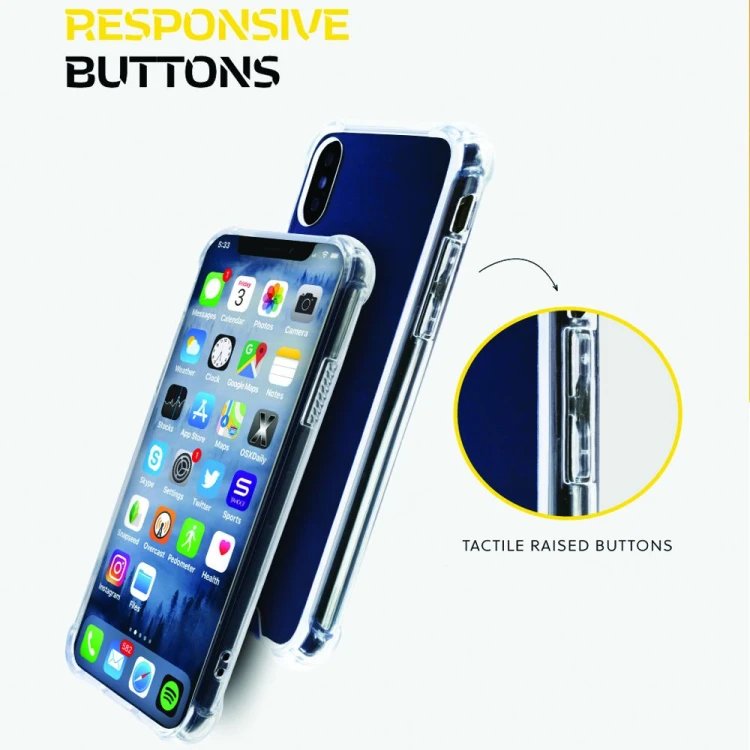 Pancerne etui hybrydowe Roar Armor Jelly do iPhone 16e / iPhone SE 4 (2025) – Transparentne