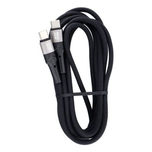 Kabel USB-C do USB-C Blue Star 60W PD QC4.0 Oplot 2m Czarny