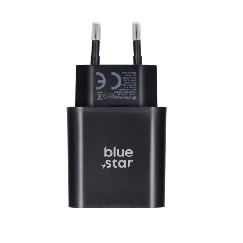 Ładowarka sieciowa Blue Star 25W USB-C PD QC4.0 Kabel USB-C Czarna