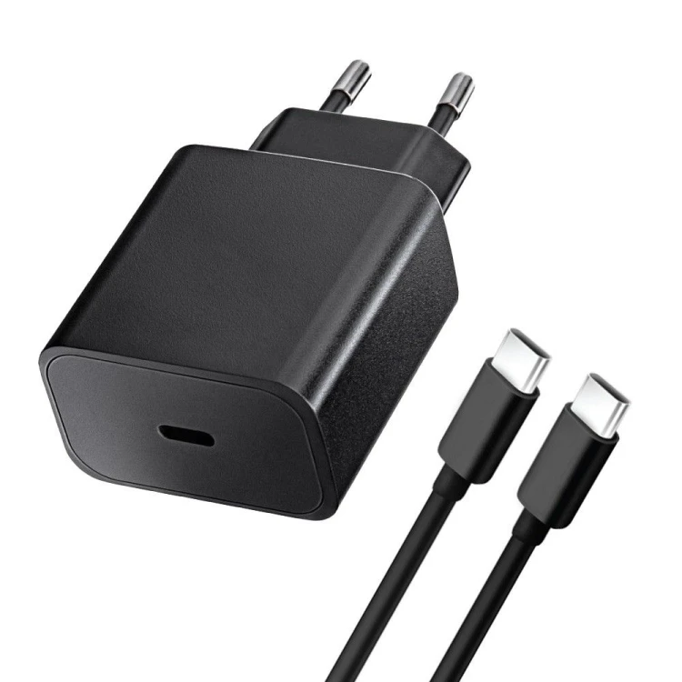 Ładowarka sieciowa Blue Star 20W USB-C PD QC4.0 Kabel USB-C Czarna