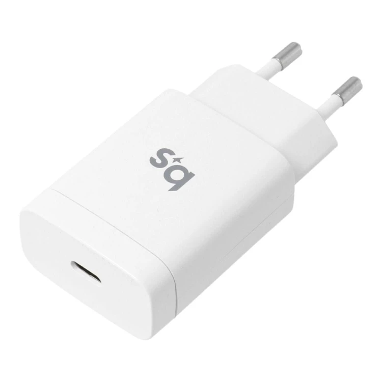 zybka ładowarka sieciowa Blue Star 18W USB-C PD QC4.0 Kabel Lightning Biała