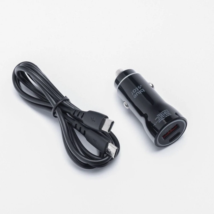 Ładowarka samochodowa Blue Star 25W MagSafe PD QC3.0 Kabel USB-C 60W