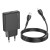 Płaska ładowarka sieciowa Hoco N37 Slim USB-C Power Delivery 20W + kabel Lightning 1m – czarna