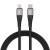 Kabel USB-C do Lightning Blue Star 2,4A Oplot 1,2m Czarny