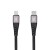 Kabel USB-C do Lightning Blue Star 2,4A Oplot 1,2m Czarny