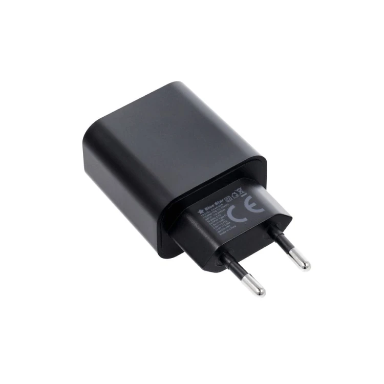 Ładowarka sieciowa Blue Star 25W USB-C PD QC4.0 AFC Czarna TFB-TC-25WPD